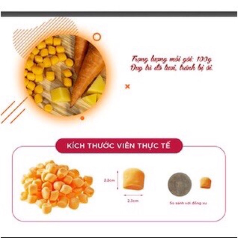 ĐỒ ĂN VẶT CHO CHÓ MÈO PHÔ MAI VIÊN BOWWOW 100g