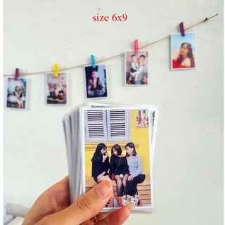 In ảnh size 6x9 ép plastic