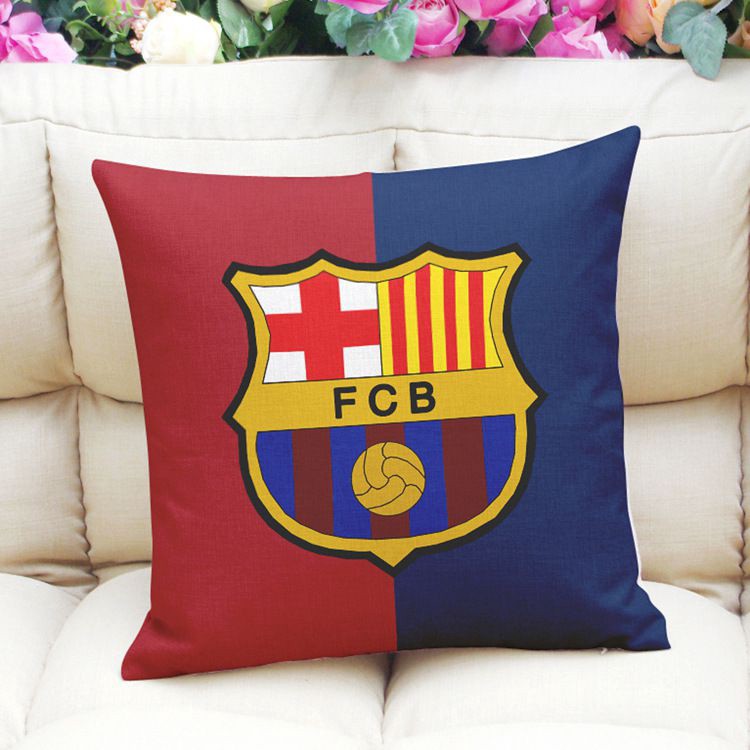 Áo Gối Bằng Vải Lanh Cotton 45x45cm In Hình Logo Câu Lạc Bộ Liverpool Chelsea