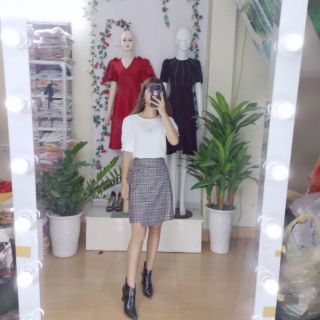 Chân váy kẻ cao cấp