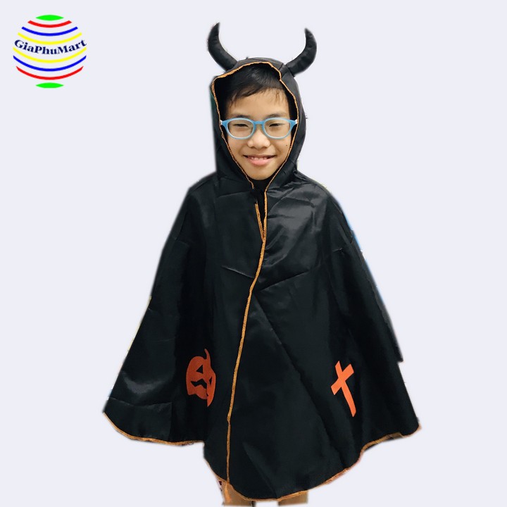 Áo Choàng Halloween - Áo Choàng Sừng - Áo Choàng Người Dơi
