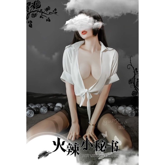 Set cosplay cô thư kí quyến rũ [ Tặng kèm quần chip ]