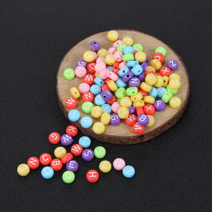 Set 100 Hạt Chữ Cái Làm Trang Sức