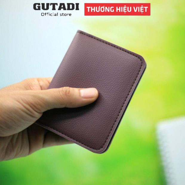 Ví bóp Mini Nam Nữ Da Công Sở Để Thẻ ATM Card Visit Tiền Mặt  Bóp Da Đẹp- GUTADI