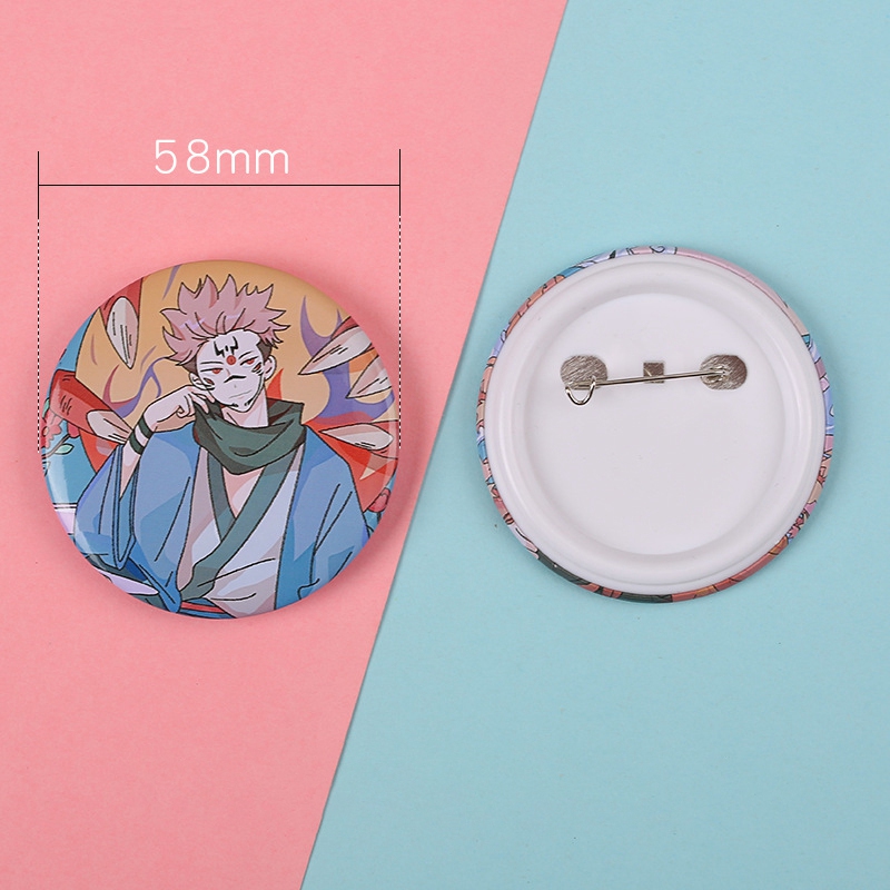 Ghim cài áo hình nhân vật Jujutsu Kaisen Ryoumen Fushiguaki Gojou Storu