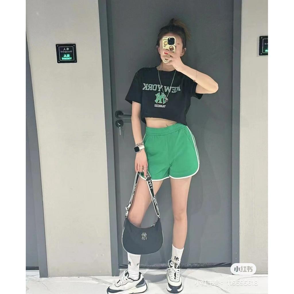 Áo Thun Thể Thao Tay Ngắn In Chữ Mlb Thời Trang Mùa Hè Cho Nữ