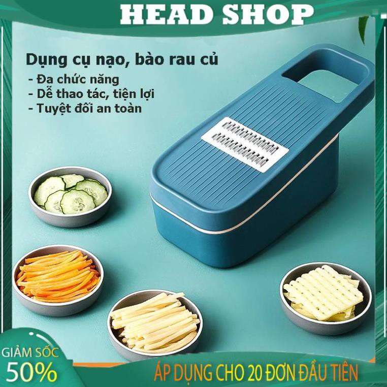 Bộ Rổ nạo cắt bào rau củ quả đa năng Cực kỳ tiện lợi, không lo đứt tay CRC2 HEAD SHOP