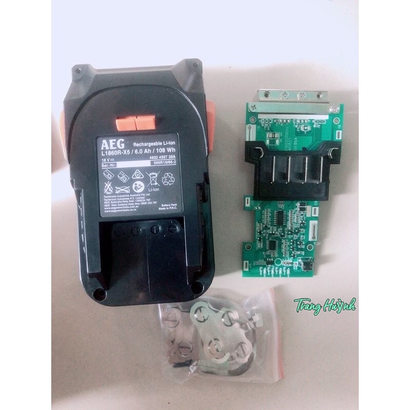 Bộ vỏ mạch EAG/ML20 .vỏ mạch thay thế pin EAG/RiDRID 18v 6.0ah, mạch nhận sạc zin