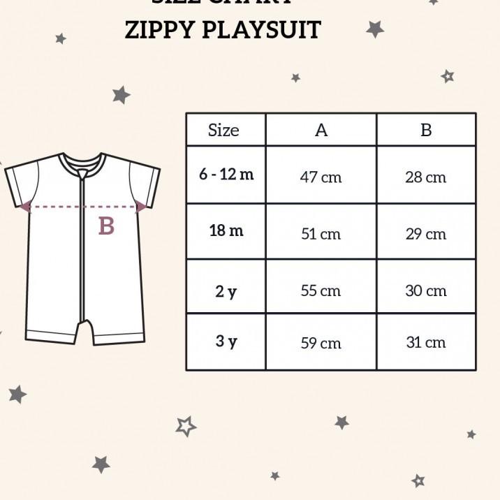 Bộ Áo Liền Quần Zippy Nhỏ Mới - Jumper Hình Học ✔