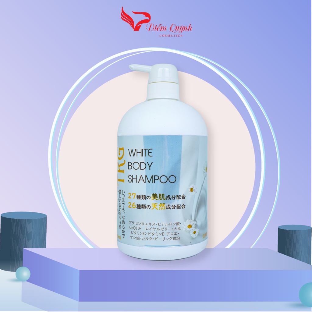 Sữa tắm trắng da cao cấp TKG White Body Shampoo Nhật Bản