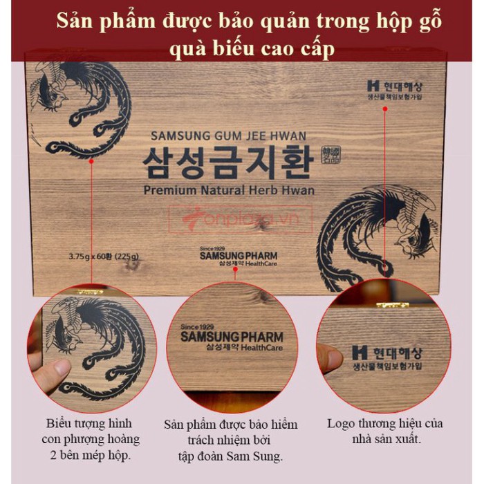 [HÀNG MỚI VỀ] An Cung Ngưu Hoàng Hàn Quốc, Hộp Gỗ 60 Viên | BigBuy360 - bigbuy360.vn
