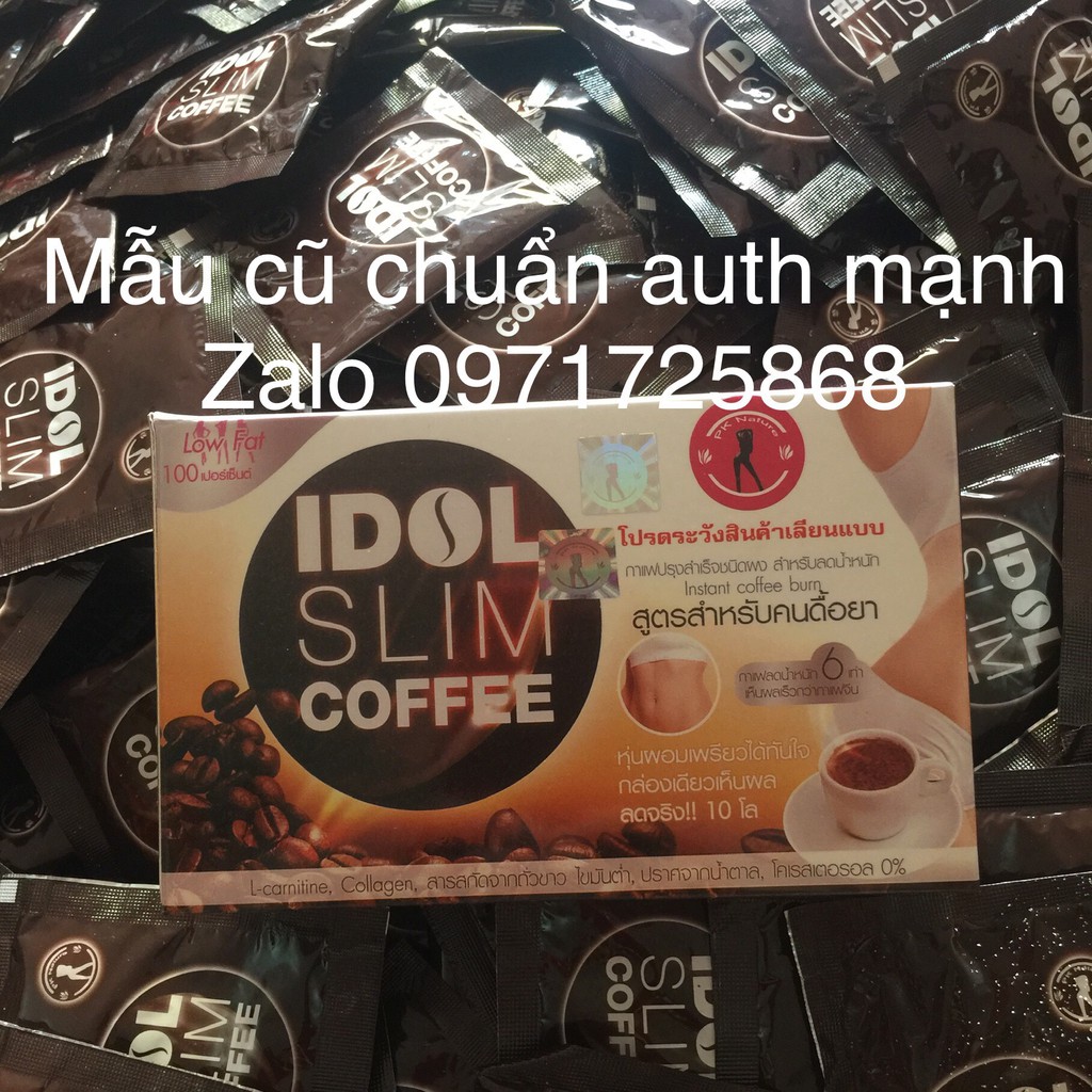 idol slim coffee [ mau cũ loai 1]