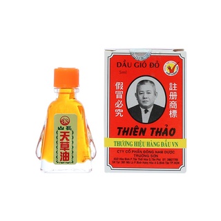 1 hộp 6 chai Dầu gió đỏ Thiên Thảo 5ml