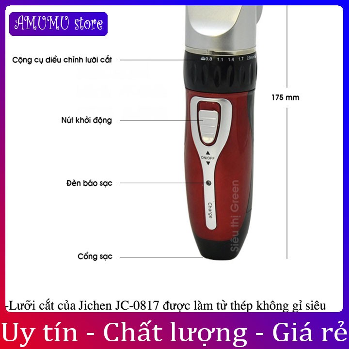 TÔNG ĐƠ CẮT TÓC JICHEN JC-0817