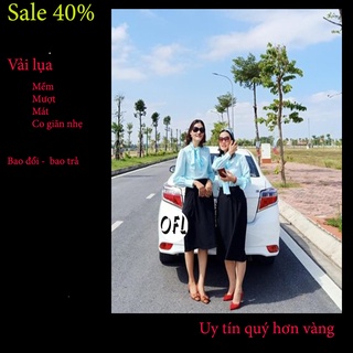 Áo Sơ Mi Lụa Cổ Nơ Đẹp
