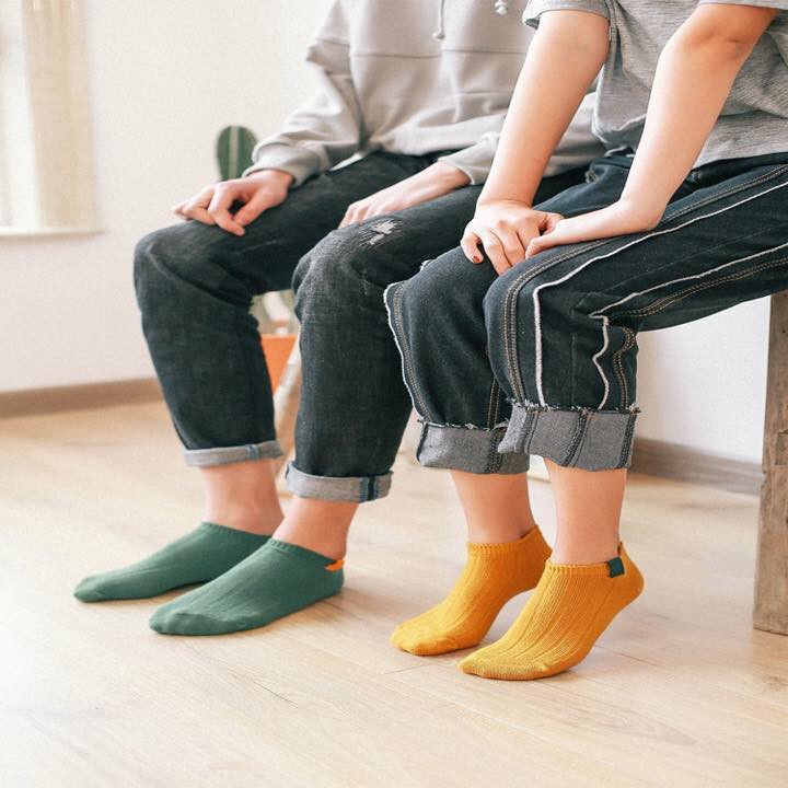 Tất Gân Sắc Màu Xuất Hàn lố 10 đôi
