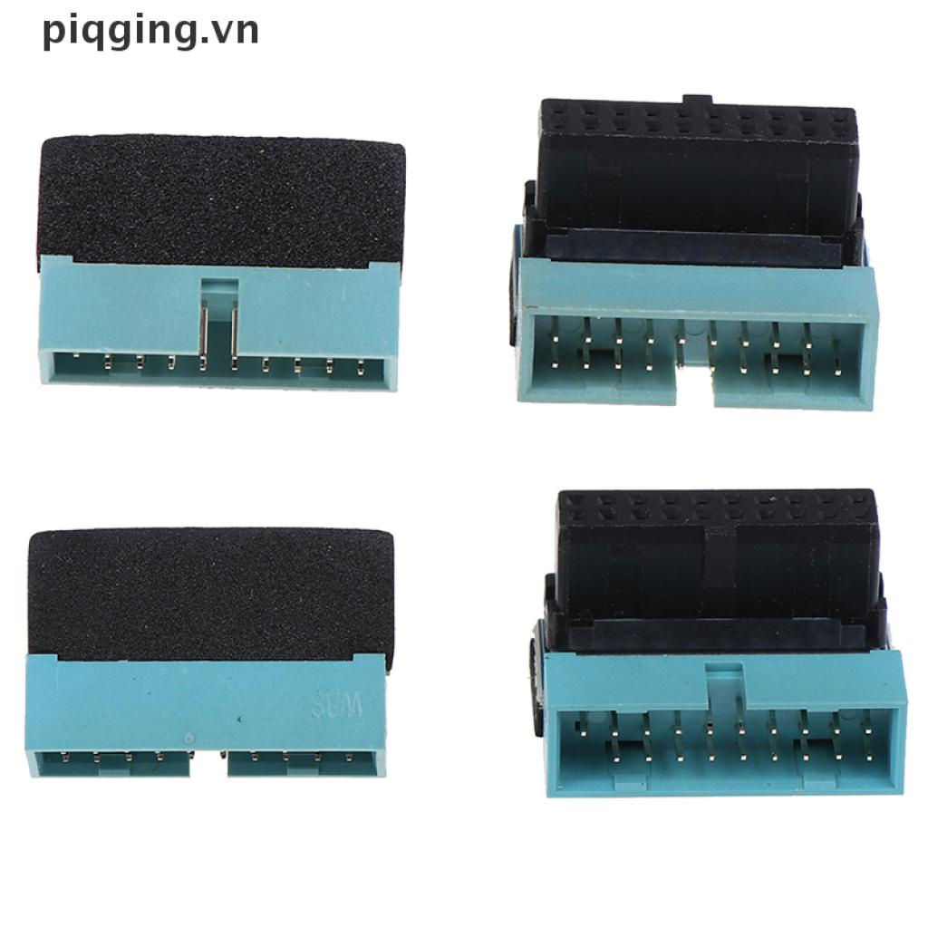 1 Bộ Chuyển Đổi Mở Rộng Usb 3.0 Đầu Cắm Sang Ổ Cắm Cái 90 Độ 20pin | BigBuy360 - bigbuy360.vn
