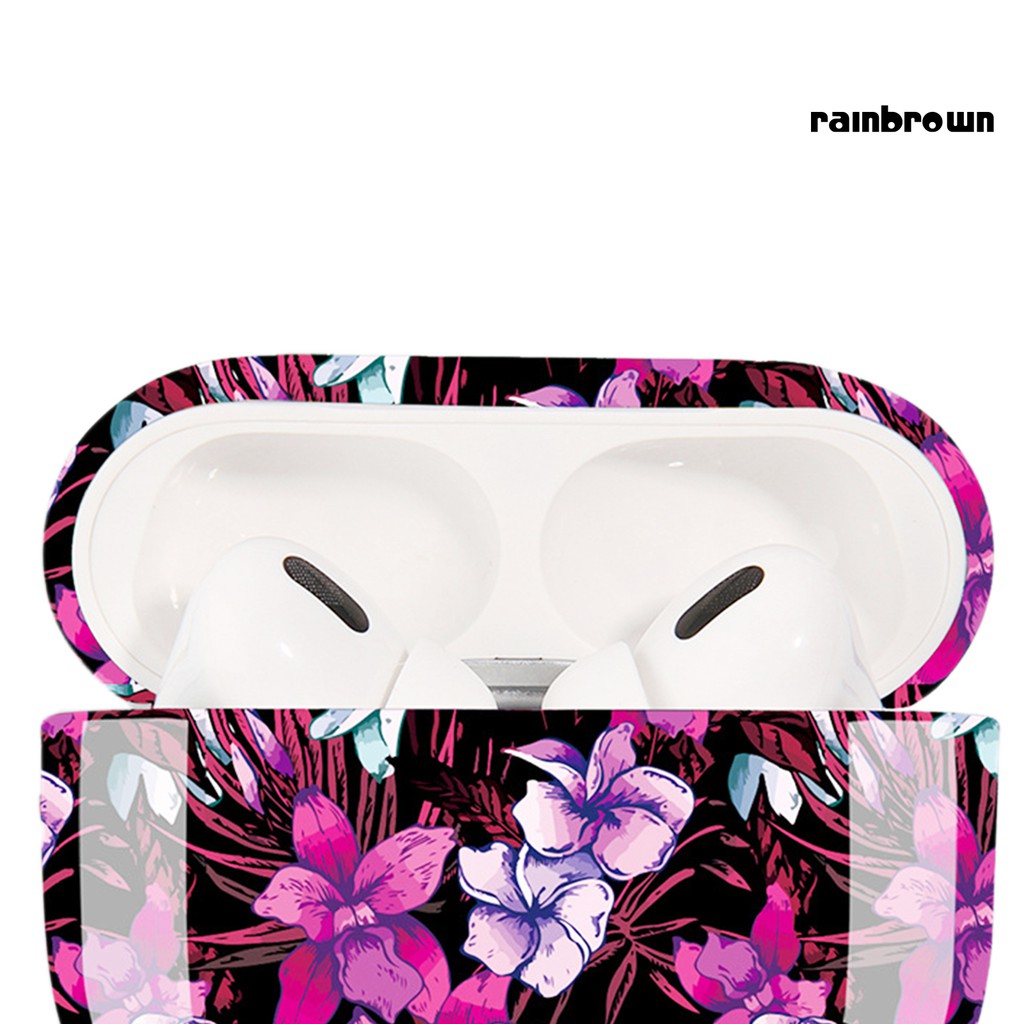 Hộp Đựng Tai Nghe Bluetooth Chống Bụi In Hoa