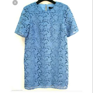 Thanh lý váy zara aut ren xanh sz s