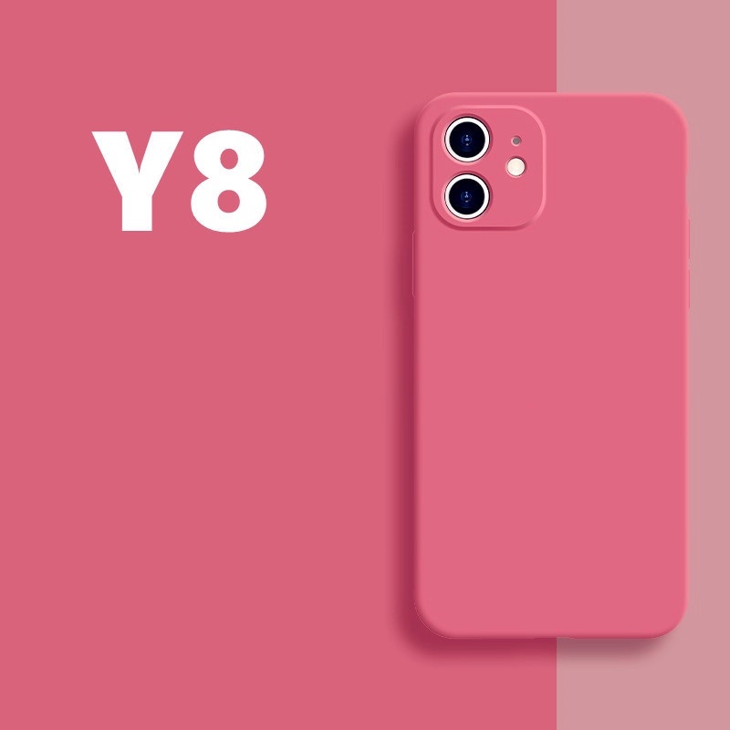 Soft Case Compatible for iPhone 11 12 Pro Max 12Pro Max Soft TPU Silicone Case Compatible for iPhone 6 6s 7 8 plus SE 2020 11pro max X XR XS MAX Cute Candy Colors Camera Lens Protector Case with  Logo