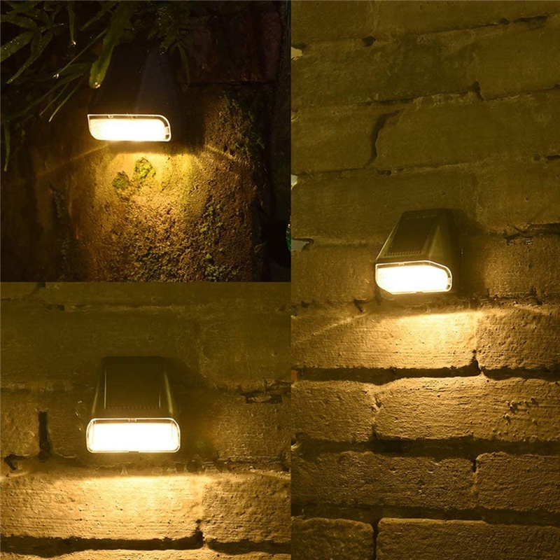 Đèn LED Gắn Tường Sử Dụng Năng Lượng Mặt Trời Chống Thấm Nước An Toàn Cho Sân Vườn/Gara/Nhà Để Ngoài Trời