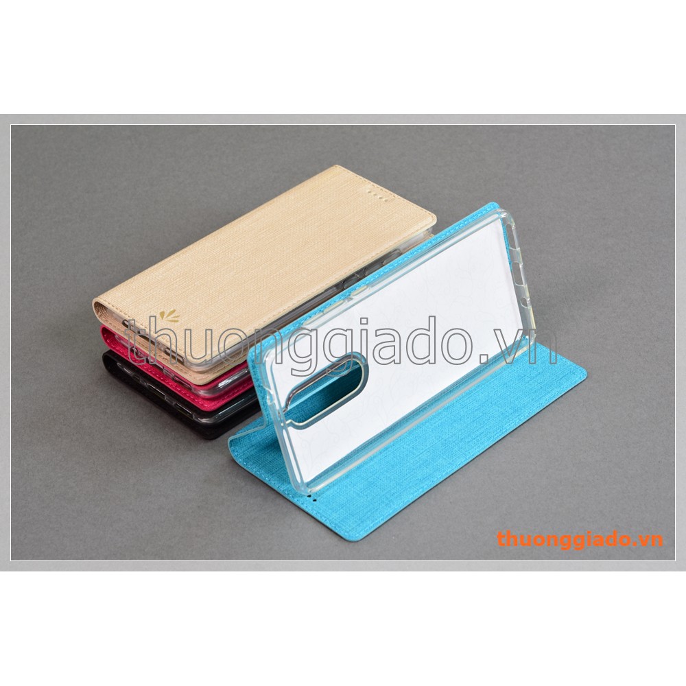 Bao da Nokia 5.1 (5.5") flip leather case, hiệu Vili