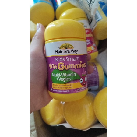 Kẹo dẻo Nature’s Way Kids Smart Vita Gummies 5 vị
