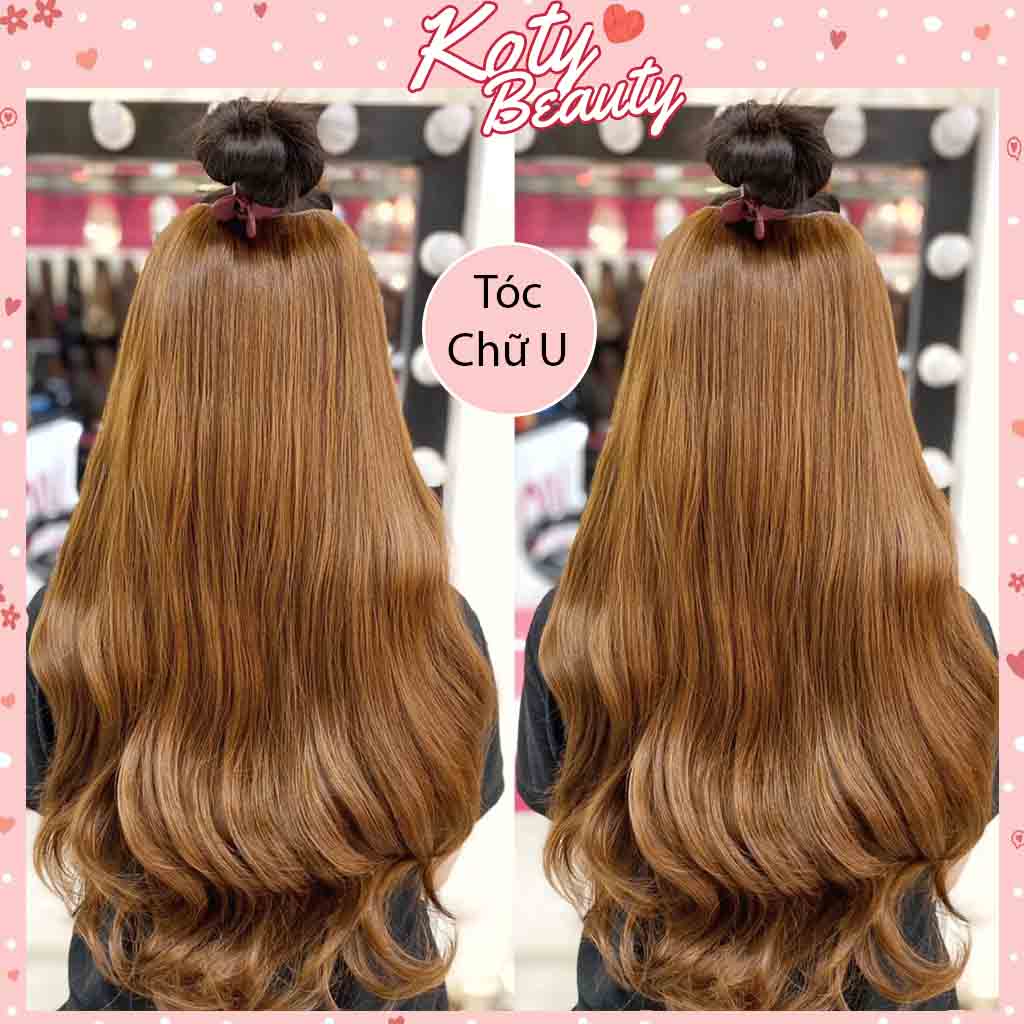 Tóc giả kẹp chữ u xoăn - thẳng Koty Beauty tóc giả chữ u dài đẹp cho nữ