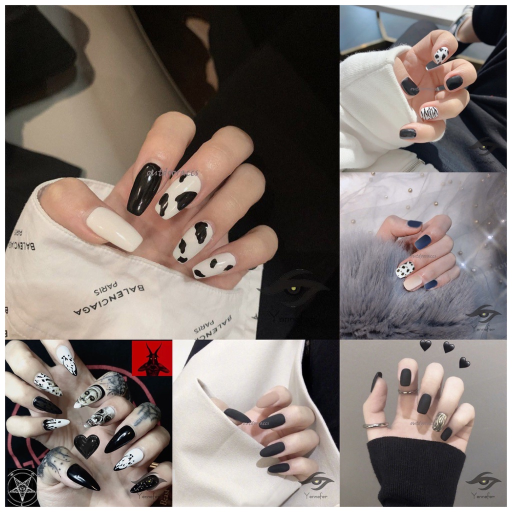 Bộ 24 Móng Tay Giả Thời Trang Cho Nữ