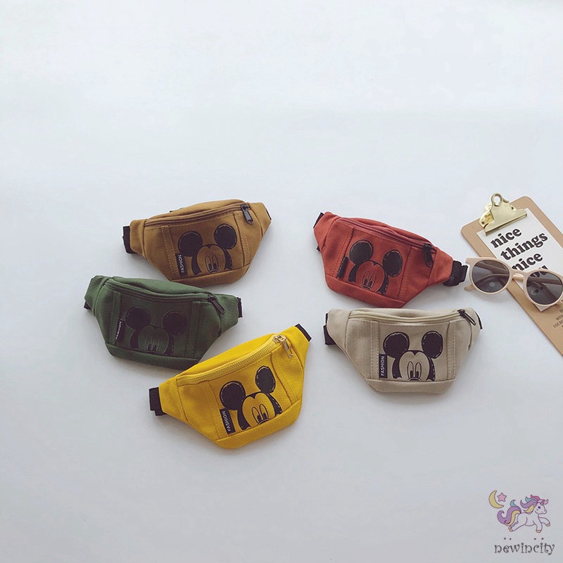 Túi Đeo Chéo Ngực Họa Tiết Hoạt Hình Phong Cách Hàn Quốc Cho Bé