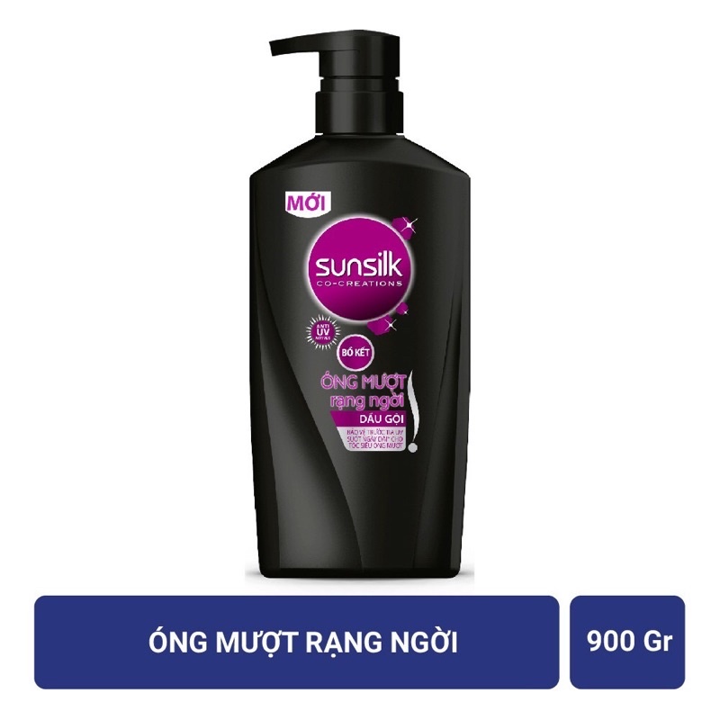 Dầu gội Sunsilk 900g và 650g làm sạch và mềm mượt tóc gấp 5 lần, cho mái tóc ngát hương suốt 48h