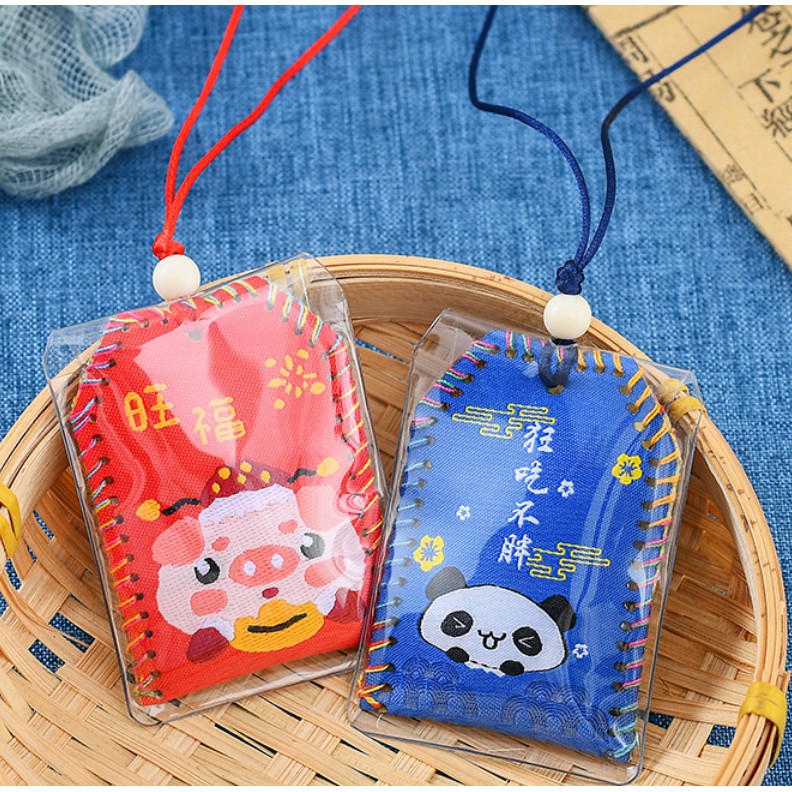 Bộ Kit DIY Tự Làm Túi Gấm May Mắn Omamori Nhật Bản