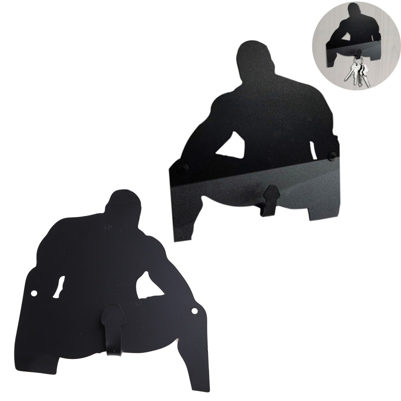 Móc Treo Quần Jean / Khăn Choàng / Cà Vạt Bằng Kim Loại Gắn Tường Tiện Dụng