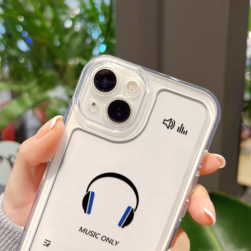 Ốp Điện Thoại Acrylic Mềm Chống Sốc Cho IPhone 13 12 11 14 Pro Max X XR 8 7 Plus XS Max SE 2020 SE 2022