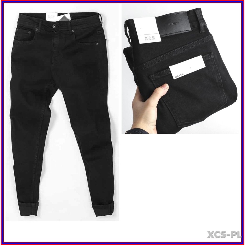 Quần jean nam cao cấp ĐEN TRƠN siêu đẹp không xù lông, không ra màu, chất giãn tốt đenTRƠN.28