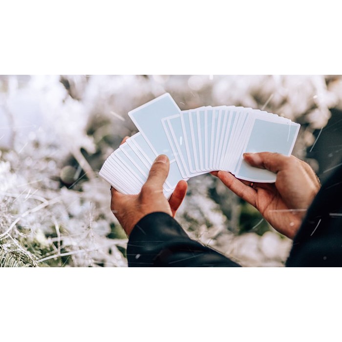 Bài tây ảo thuật chính hãng từ Mỹ: Winter NOC Glacier Ice (Blue) Playing Cards