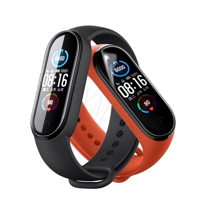 Set 2 MiếNg DáN CườNg LựC BảO Vệ MàN HìNh Cho ĐồNg Hồ Xiaomi Band 5 6 7 8 Xiaomi Band 5 6 7 8