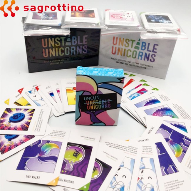 Bộ Thẻ Bài Trò Chơi Unstable Unicorns Mở Rộng Độc Đáo Thú Vị