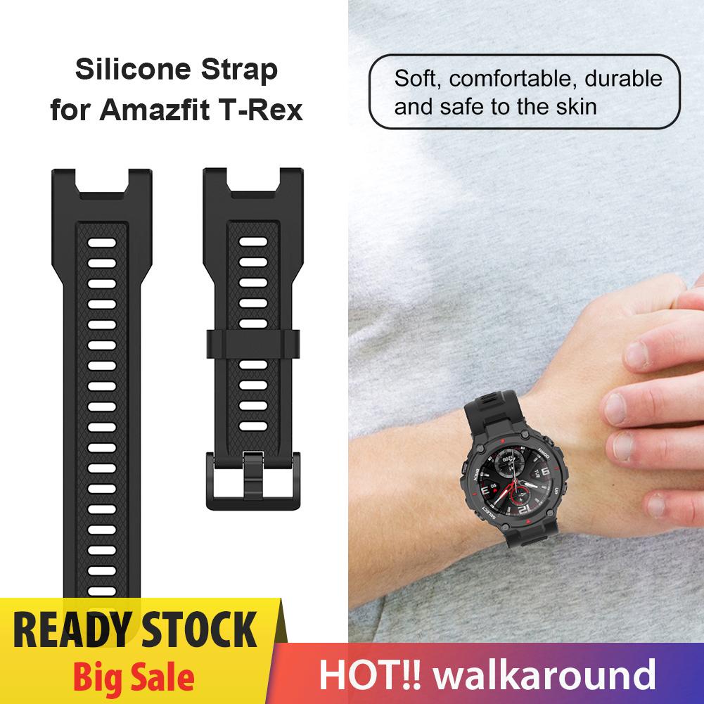 Dây Đeo Silicone Thay Thế Cho Đồng Hồ Thông Minh Huami Amazfit T-Rex Pro/Amazfit