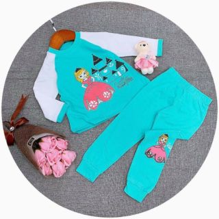Combo 6 bộ thu đông bé gái