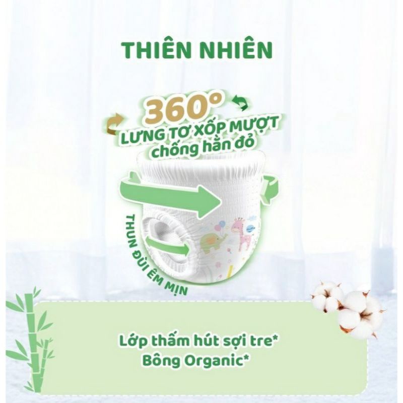 TÃ/BỈM EM BÉ THƯƠNG HIỆU MOLFIX HÀNG DÙNG THỬ 1 GÓI 2 MIẾNG SIZE L
