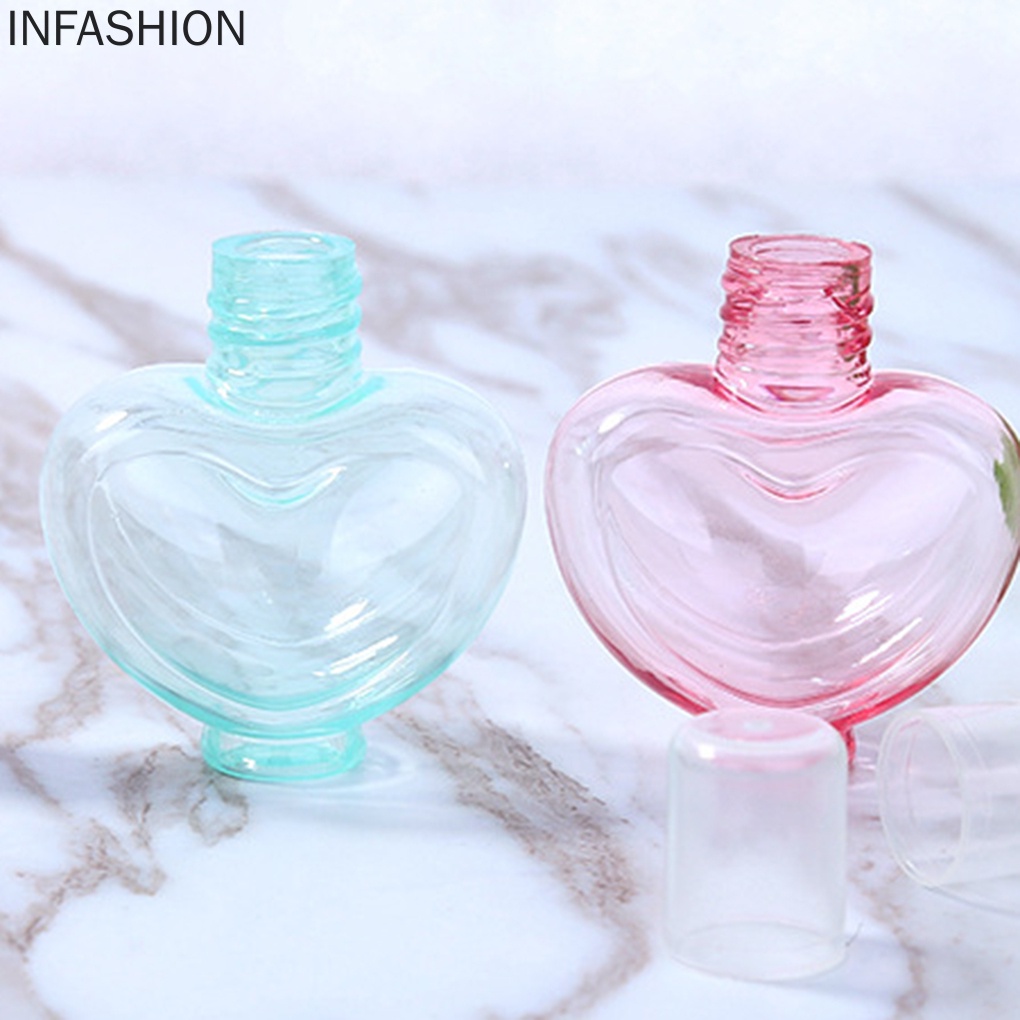 Bình xịt 30ml bằng nhựa chống rò rỉ hình trái tim màu sắc ngẫu nhiên