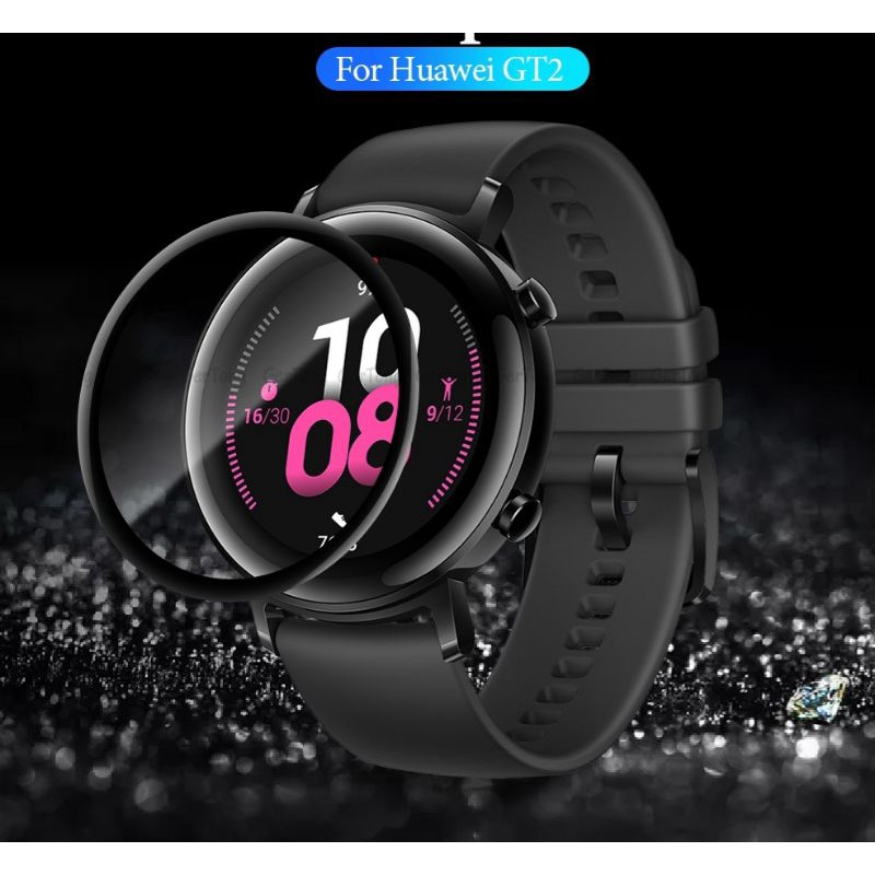 Miếng dán 3D Bảo Vệ Màn Hình Đồng Hồ Huawei Watch GT2 GT3 42mm 46mm