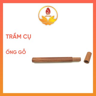Hỏa trầm ống gỗ đựng nhang không tăm