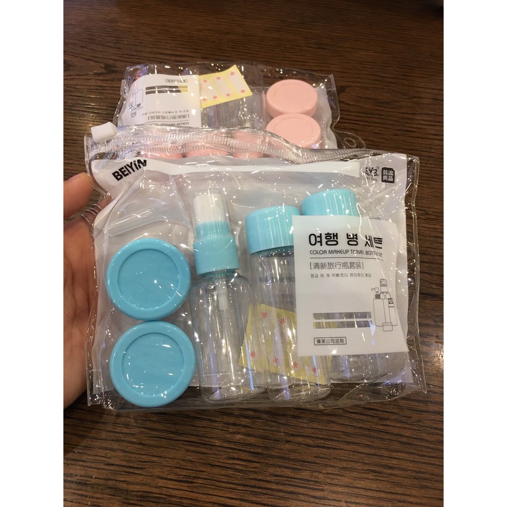 Bộ chiết mỹ phẩm 7 món tiện dụng 88143 SHIPNHANH88