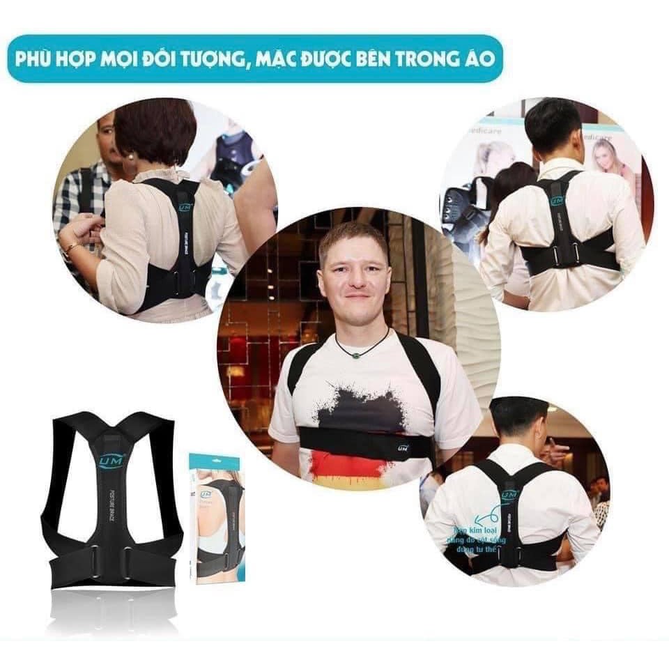 ĐAI CHỐNG GÙ LƯNG C15 UNITED MEDICARE - GIỮ CHO LƯNG THẲNG - TÔN LẠI VÓC DÁNG