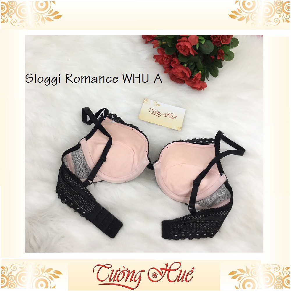SALE SALE SALE - Áo lót nữ Triumph Sloggi Romance WHU A áo ngực ren thêu xẻ V sâu.