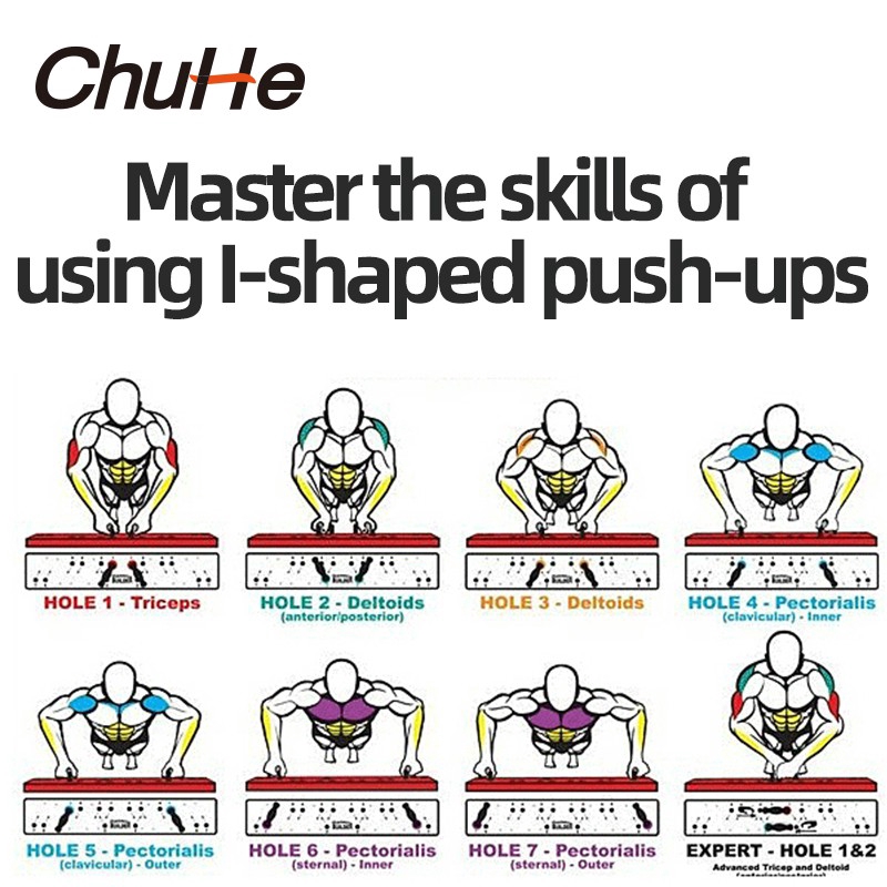 CHUCH 2 CÁI H Loại Push Up Stand Bar Khung Pushup Stand Tập thể dục Tập thể dục Tập thể hình cho cơ bắp Tập thể dục Tay cầm Huấn luyện viên Công cụ