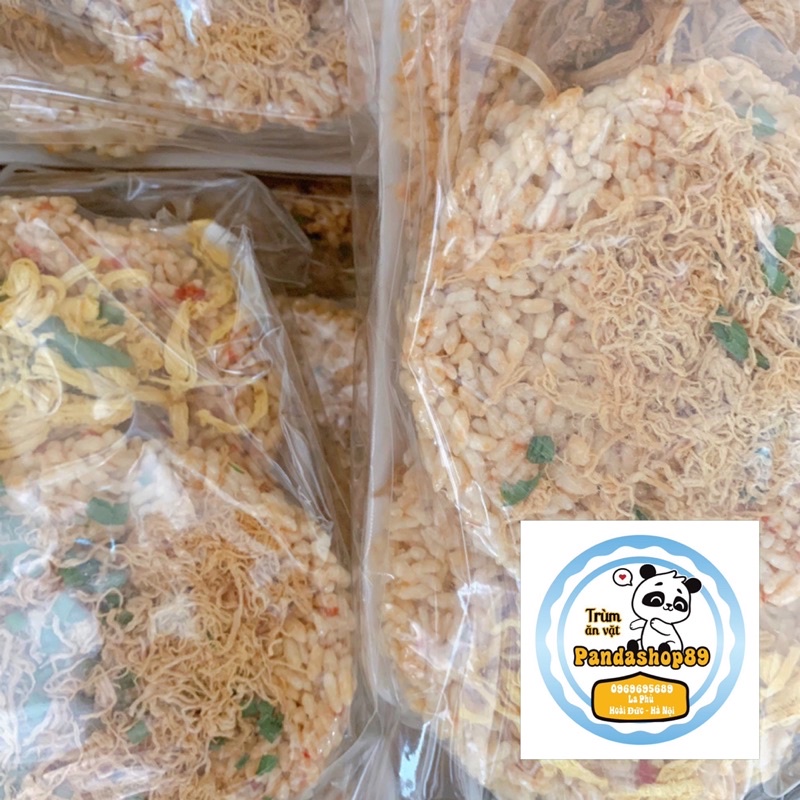 cơm cháy ruốc khô gà ngon ngon