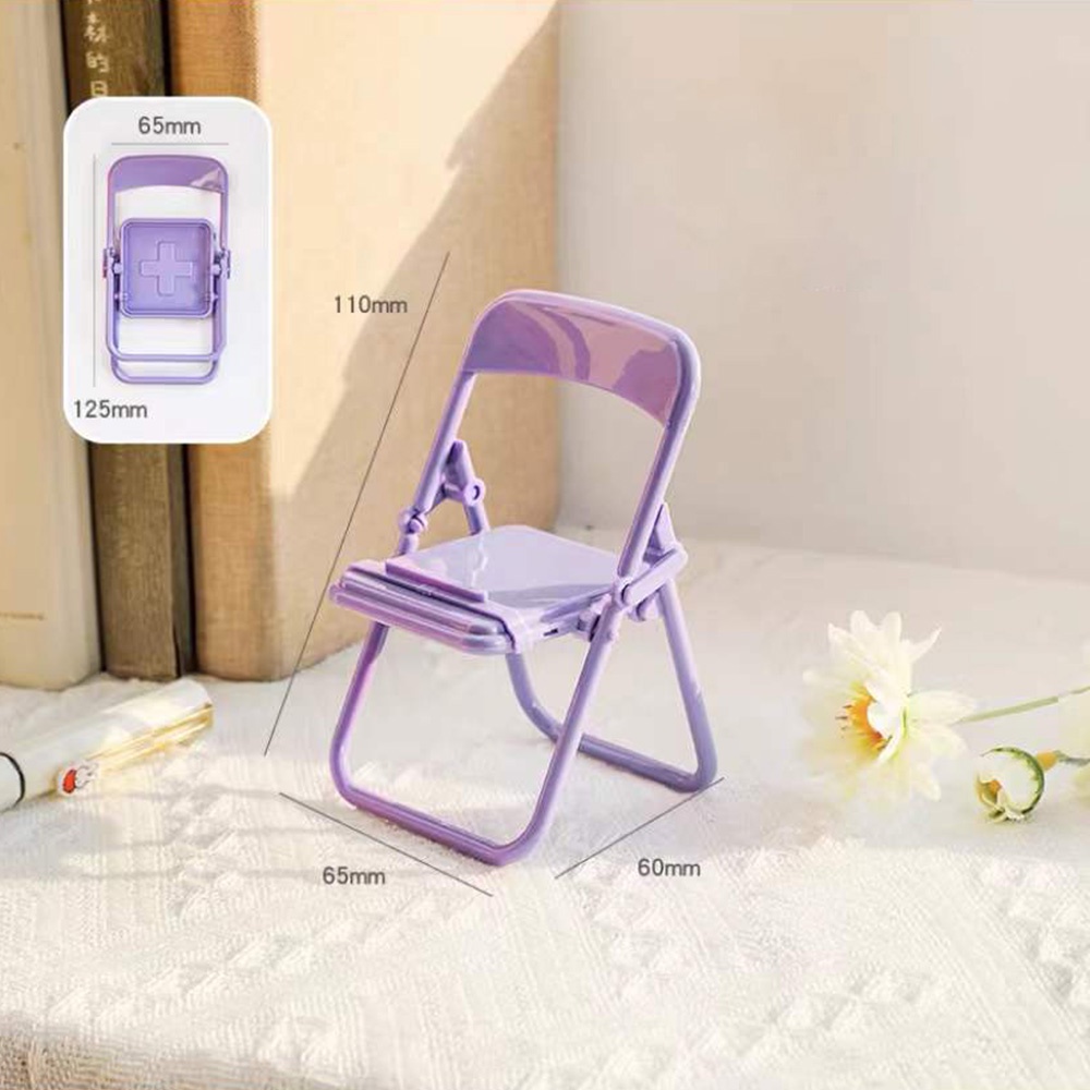 Giá đỡ điện thoại/máy tính bảng đa năng hình ghế ngồi màu kẹo sáng tạo dễ thương
